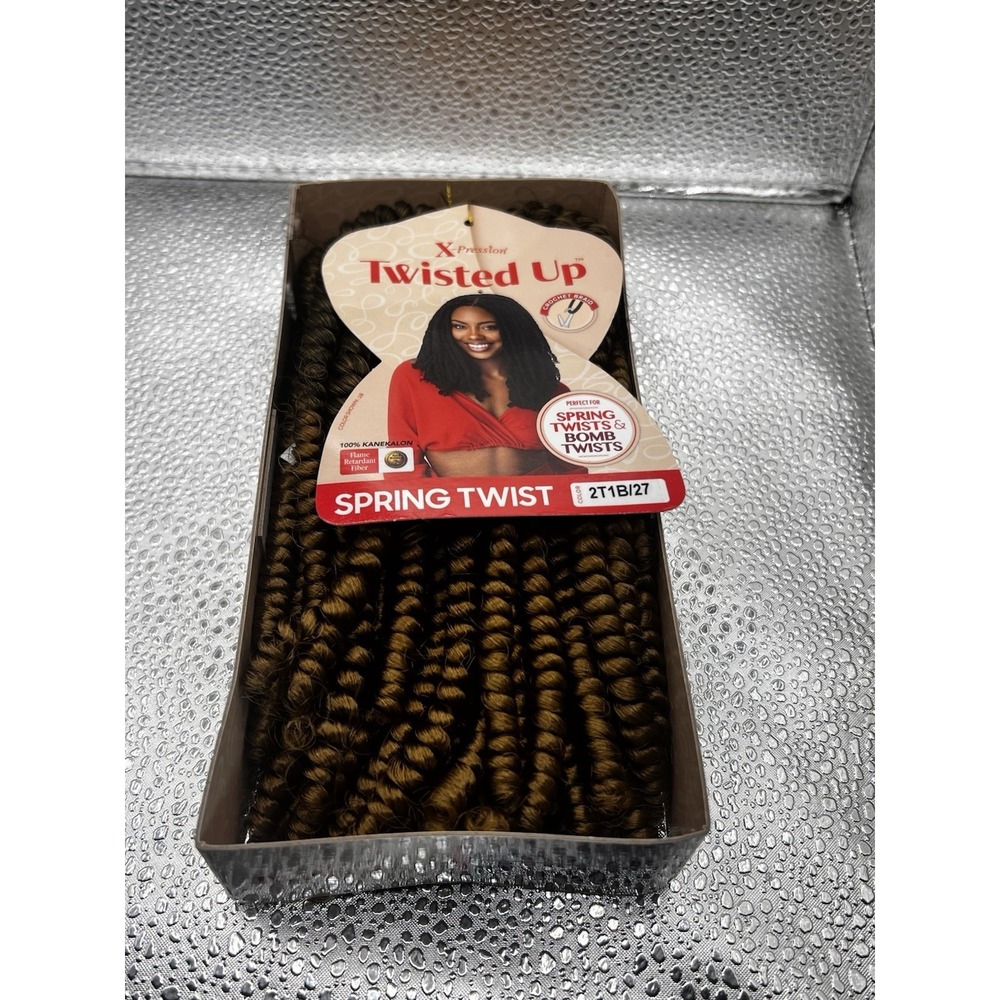 Outre X-Pression Synthetic Twisted Up Crochet Hair Spring‎ Twist 8" 2T1B/27